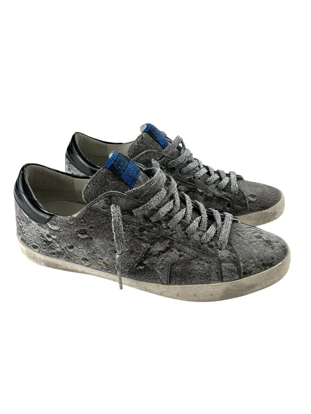 Golden Goose Superstar Landed Edition Moon Print Sneakers 42 / US 9